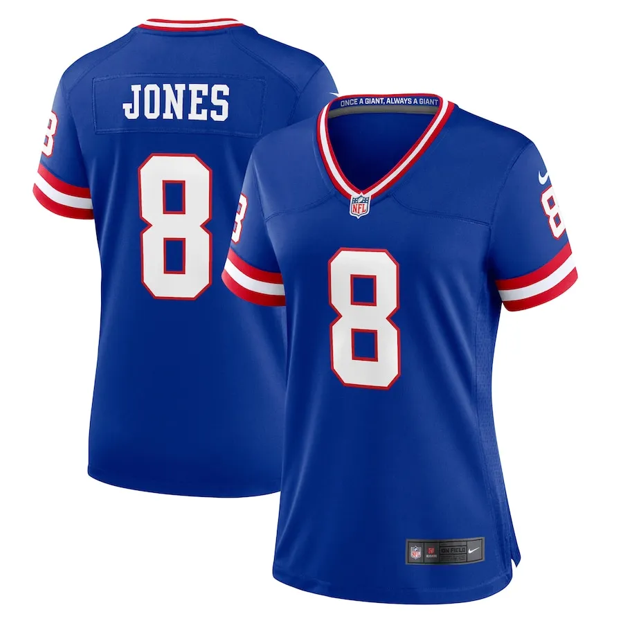 Daniel Jones New York Giants Nike Women's Player Jersey - Royal 5434