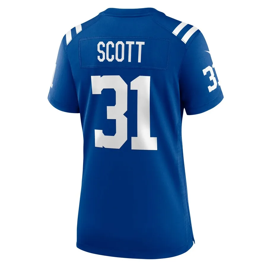 Daniel Scott Indianapolis Colts Nike Women's  Game Jersey -  Royal