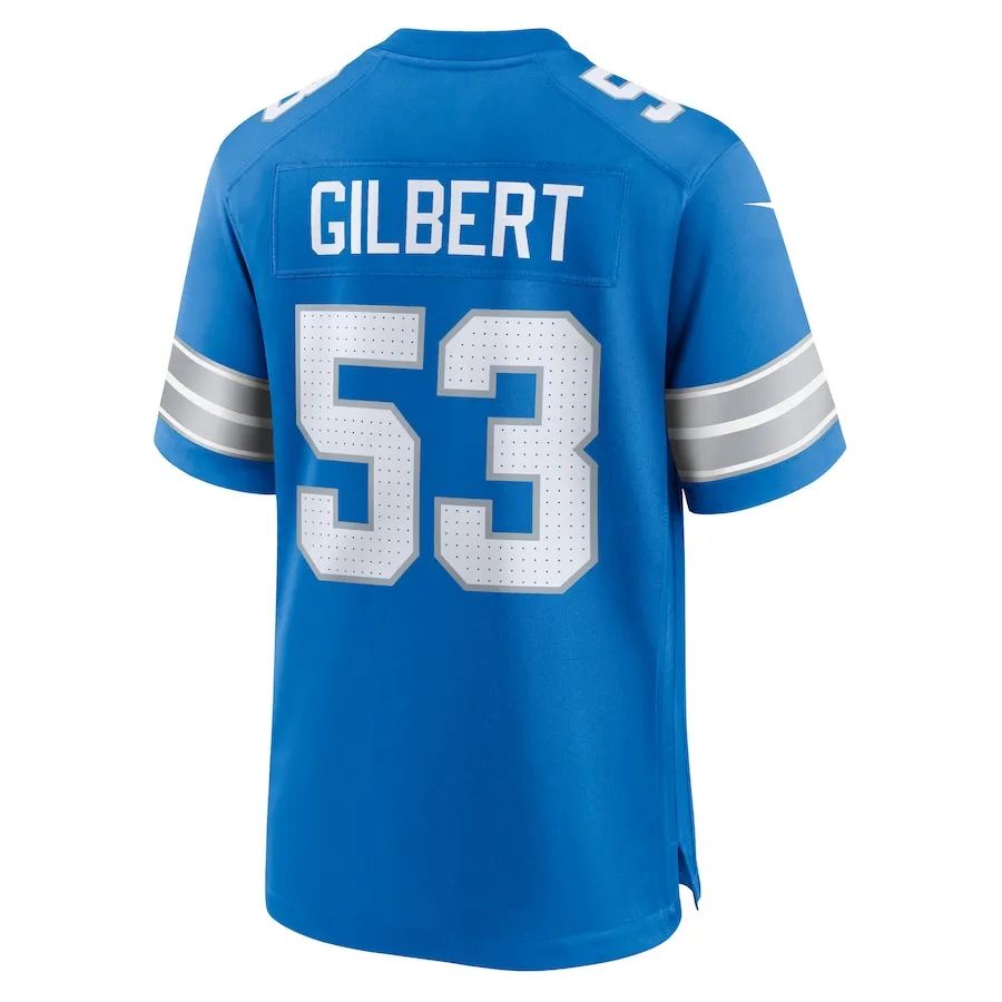 DaRon Gilbert Detroit Lions Nike Game Jersey -  Blue