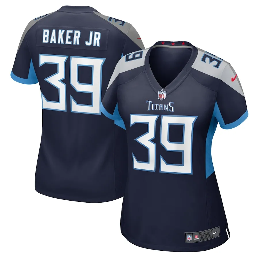 Darrell Baker Jr Tennessee Titans Nike Women's  Game Jersey -  Navy