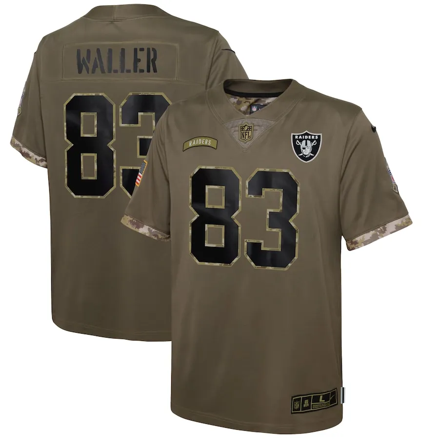 Darren Waller Las Vegas Raiders Nike Youth Salute To Service Player Limited Jersey - Olive