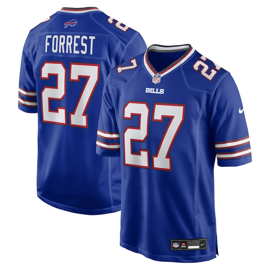 Darrick Forrest Buffalo Bills Nike Team Game Jersey -  Royal