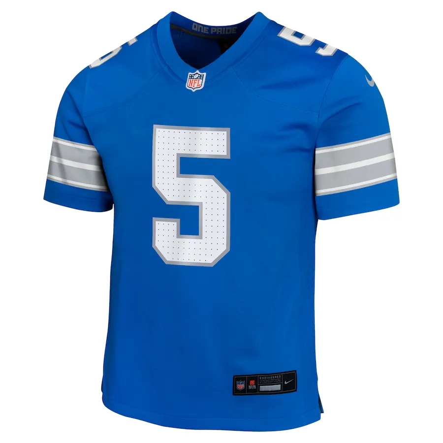 David Montgomery Detroit Lions Nike Youth Game Jersey - Blue