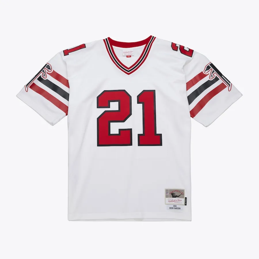 Deion Sanders Atlanta Falcons Mitchell &amp Ness 1989 Legacy Replica Jersey - White