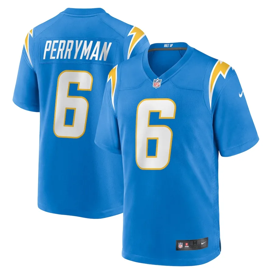 Denzel Perryman Los Angeles Chargers Nike Team Game Jersey -  Powder Blue