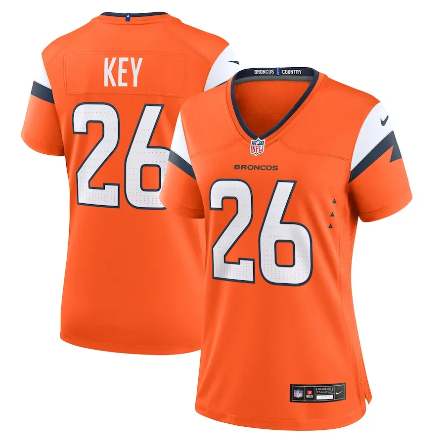 Devon Key Denver Broncos Nike Women's Team Game Jersey -  Orange 6792