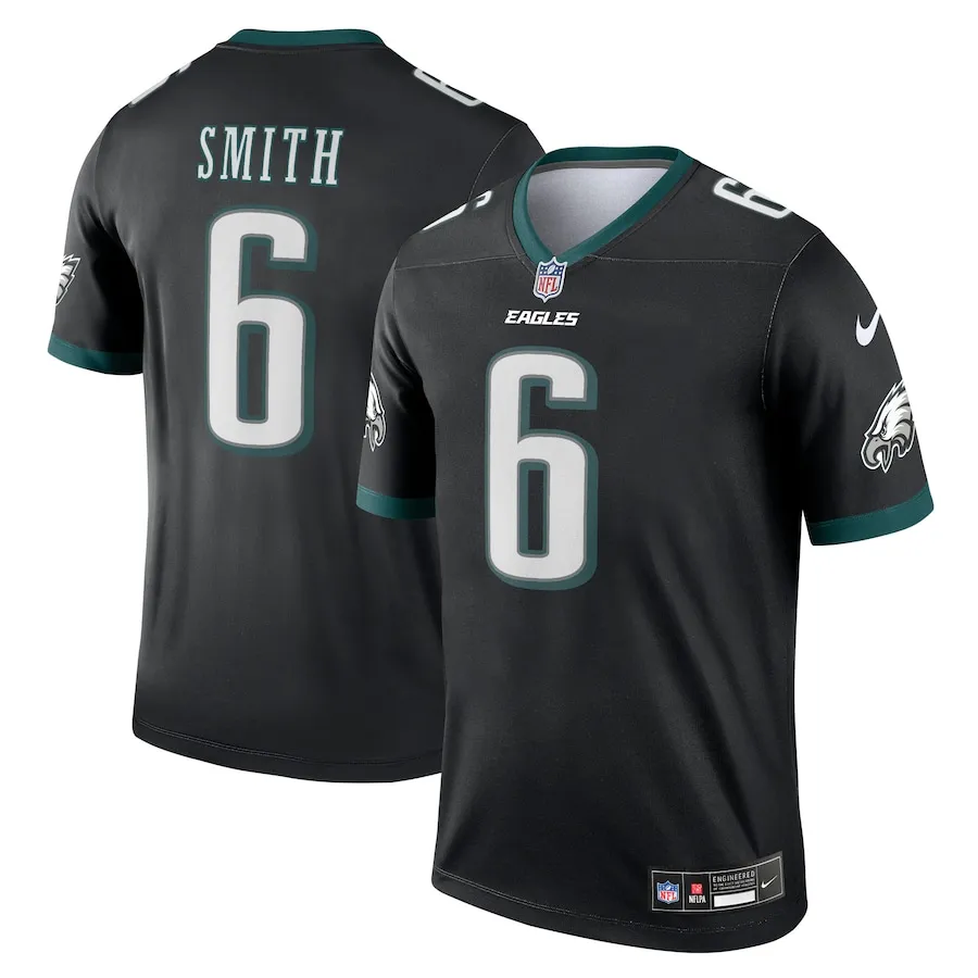 DeVonta Smith Philadelphia Eagles Nike Alternate Legend Jersey - Black