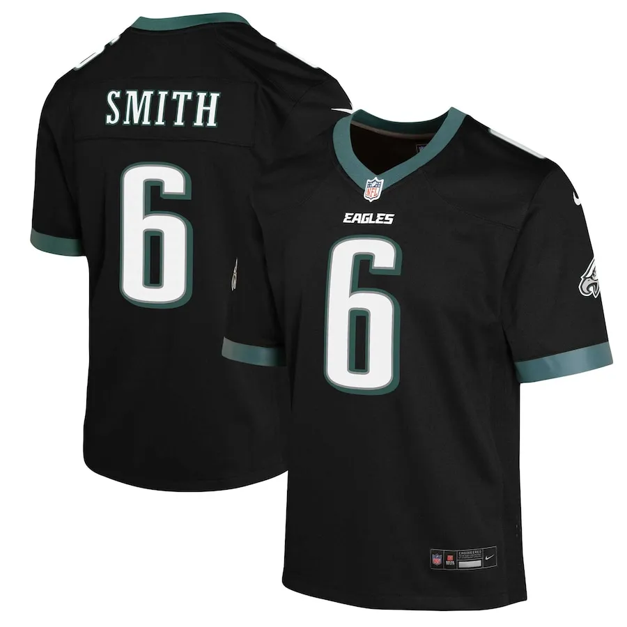 DeVonta Smith Philadelphia Eagles Nike Youth Alternate Game Jersey - Black