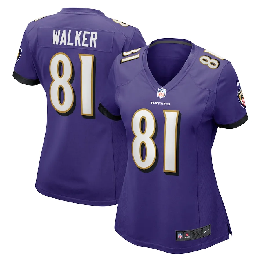 Devontez Walker Baltimore Ravens Nike Women's  Game Jersey -  Purple