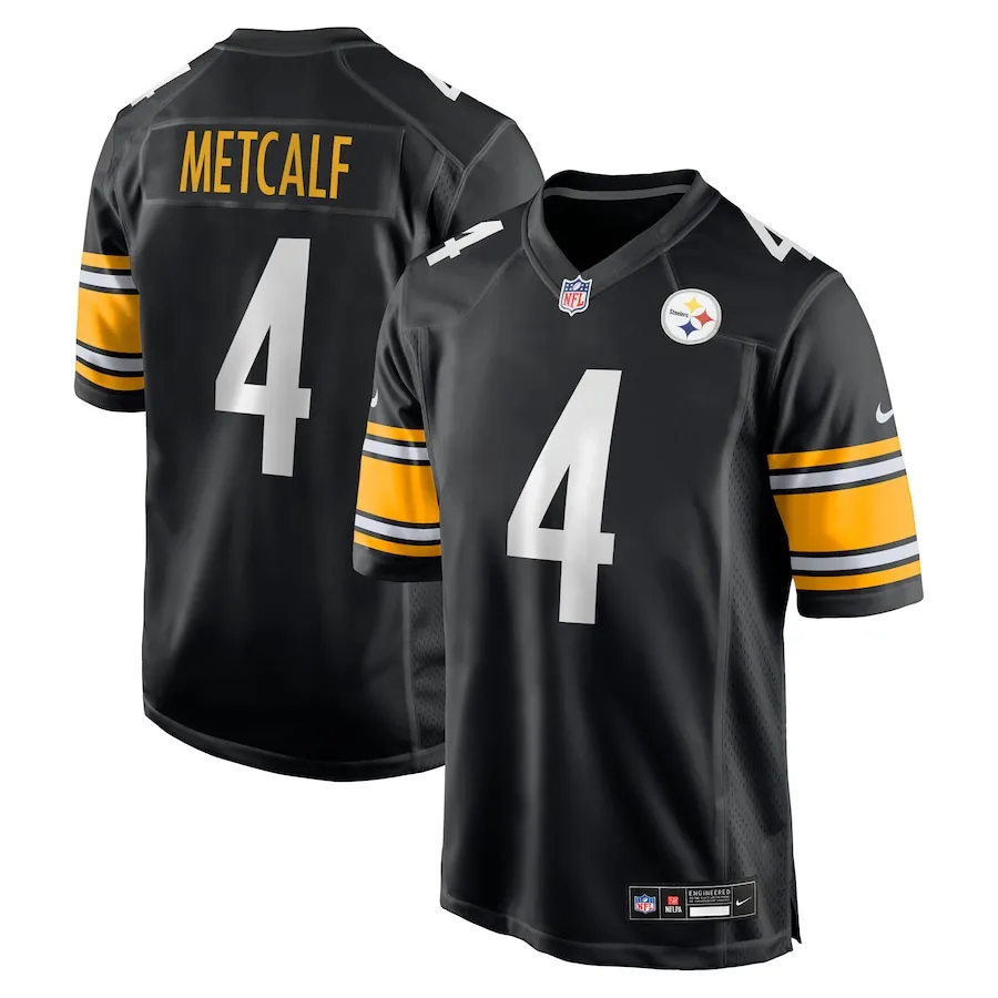 DK Metcalf Pittsburgh Steelers Nike Youth Game Jersey - Black