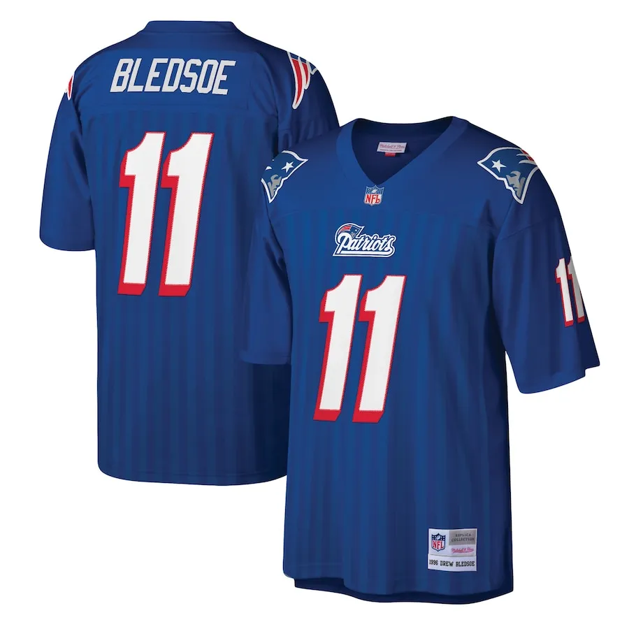Drew Bledsoe New England Patriots Mitchell &amp Ness Legacy Replica Jersey - Royal