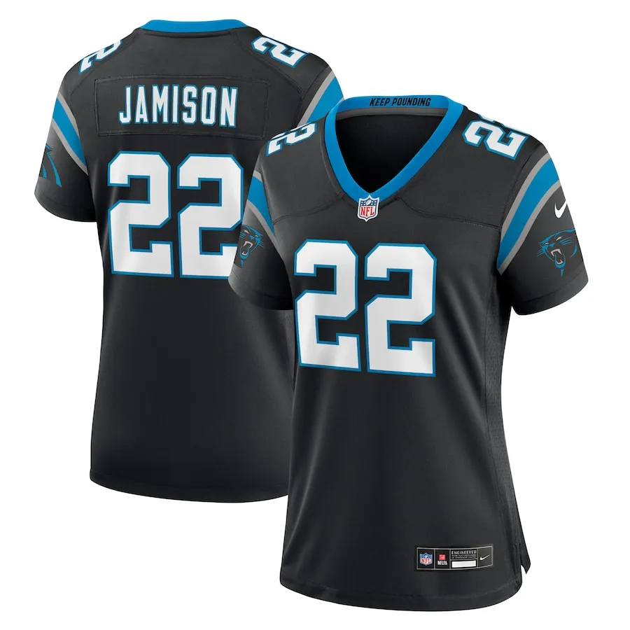 D'Shawn Jamison Carolina Panthers Nike Women's Team Game Jersey -  Black 2907