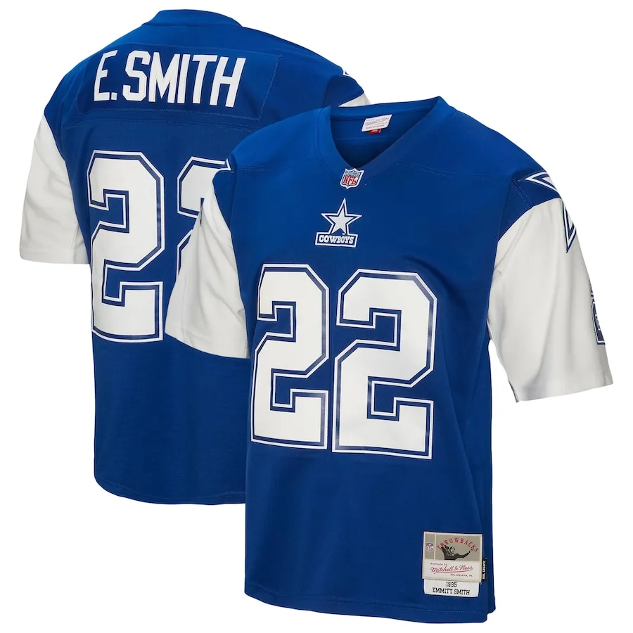 Emmitt Smith Dallas Cowboys Mitchell &amp Ness 1995 Legacy Replica Jersey - Royal