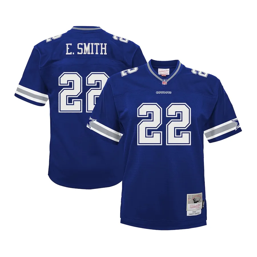 Emmitt Smith Dallas Cowboys Mitchell &amp Ness Big &amp Tall 1996 Legacy Retired Player Jersey - Navy