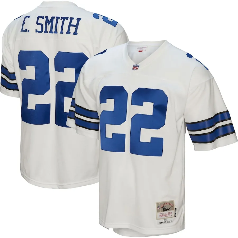 Emmitt Smith Dallas Cowboys Mitchell &amp Ness Legacy Replica Jersey - White