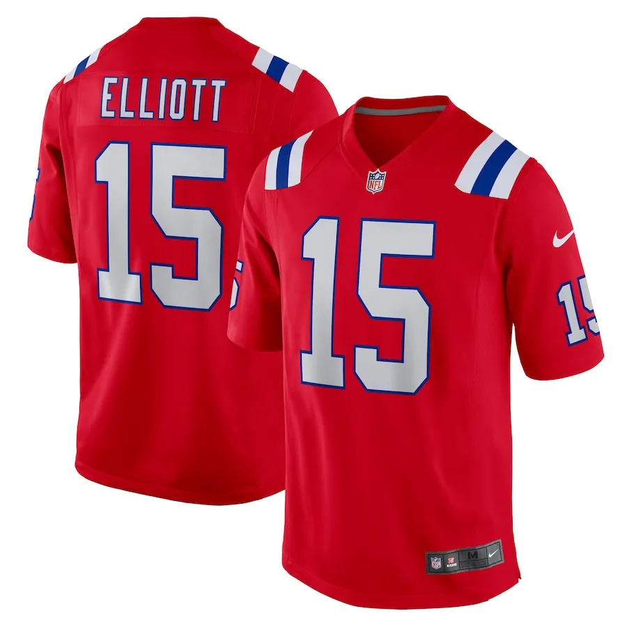 Ezekiel Elliott New England Patriots Nike Alternate Game Jersey - Red