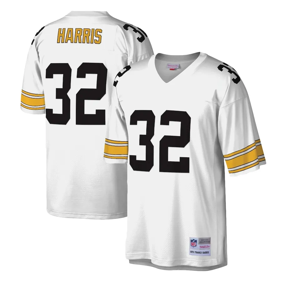 Franco Harris Pittsburgh Steelers Mitchell &amp Ness Legacy Replica Jersey - White