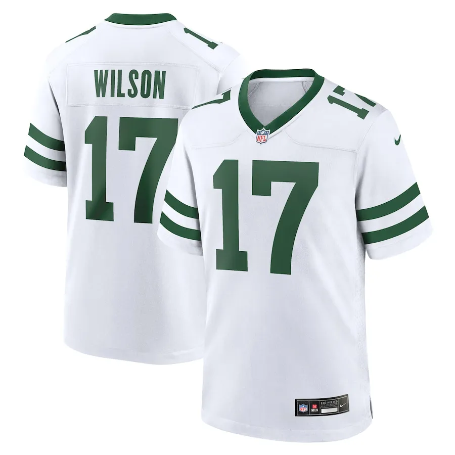 Garrett Wilson New York Jets Nike Game Jersey - Legacy White 9649