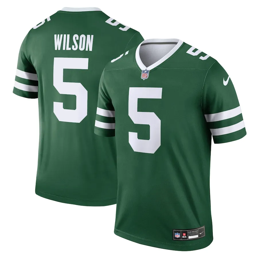 Garrett Wilson New York Jets Nike Team Legend Jersey - Green