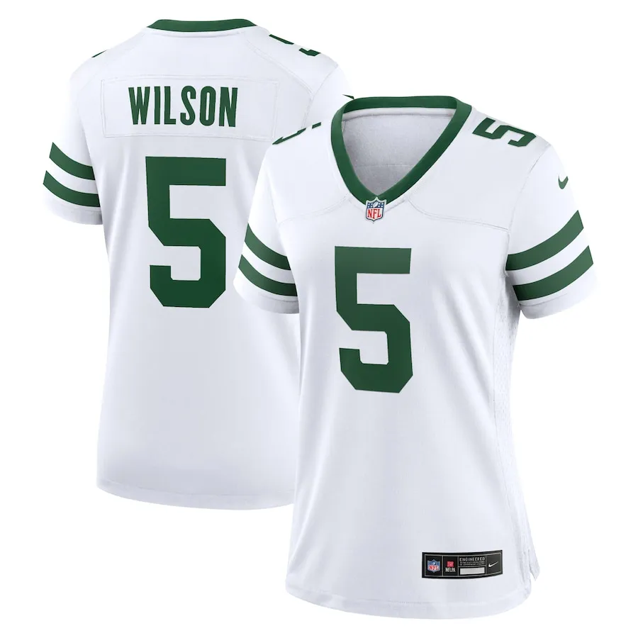 Garrett Wilson New York Jets Nike Women's Game Jersey - Legacy White 7953