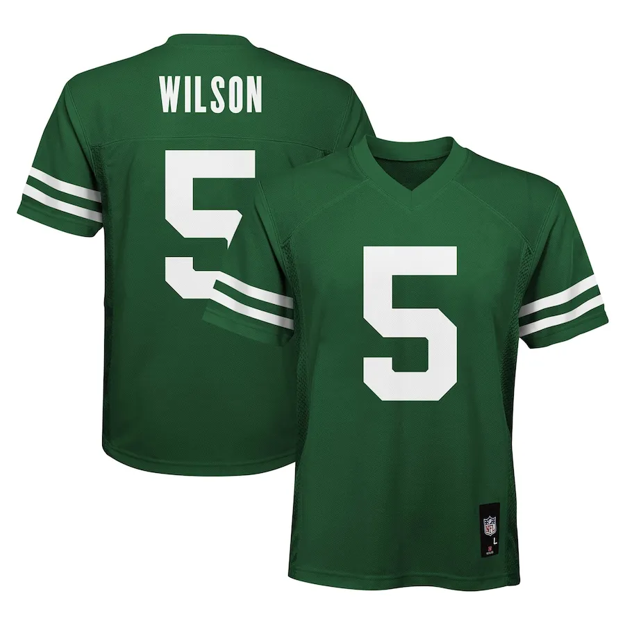 Garrett Wilson New York Jets Preschool Replica Player Jersey - Legend Green