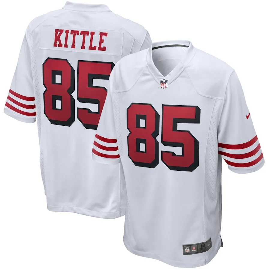 George Kittle San Francisco 49ers Nike Alternate Game Jersey - White