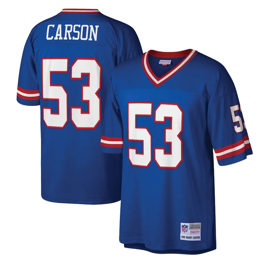 Harry Carson New York Giants Mitchell &amp Ness Legacy Replica Jersey - Royal