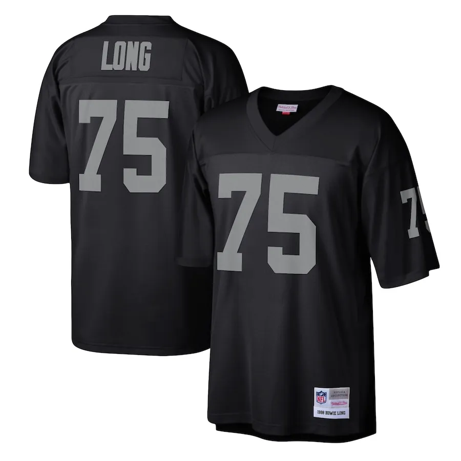 Howie Long Las Vegas Raiders Mitchell &amp Ness Legacy Replica Jersey - Black