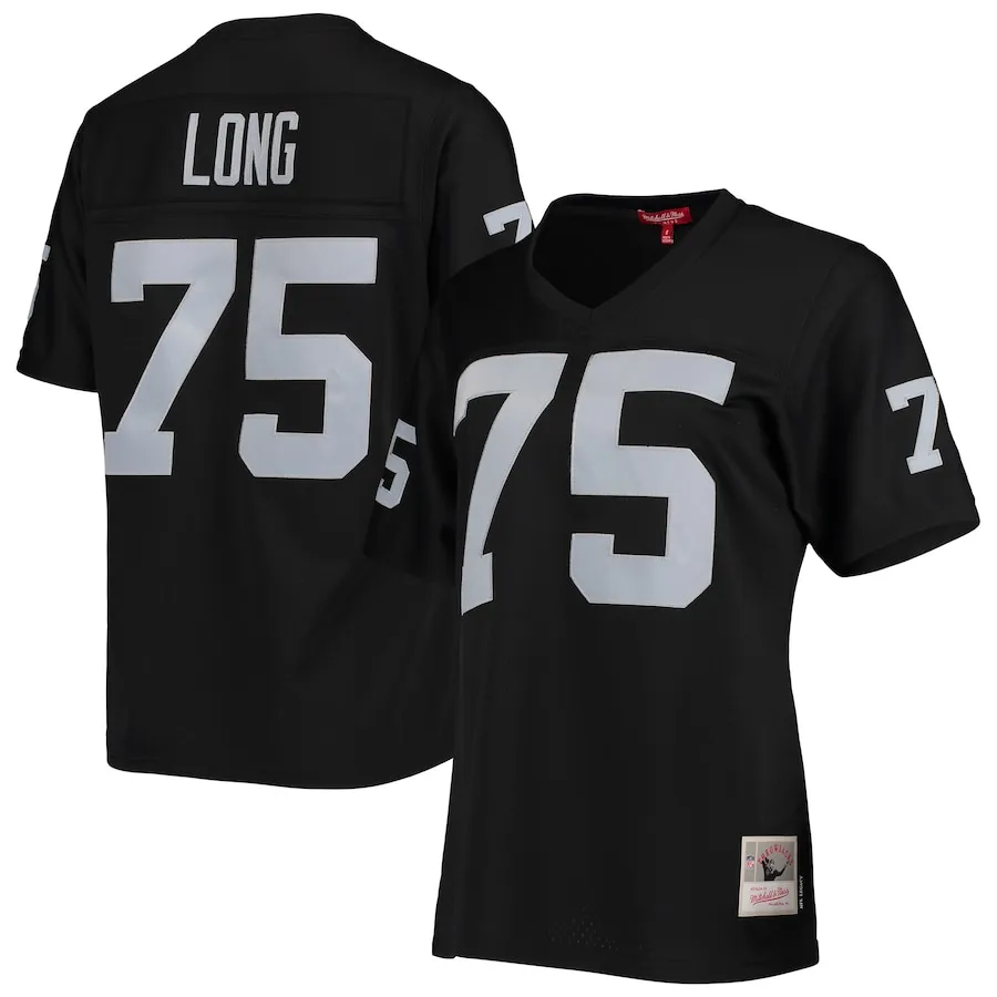 Howie Long Las Vegas Raiders Mitchell &amp Ness Women's Legacy Replica Player Jersey - Black