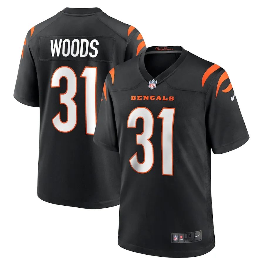 Ickey Woods Cincinnati Bengals Nike Retired Player Game Jersey - Black