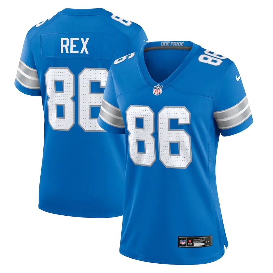 Isaac Rex Detroit Lions Nike Women's Game Jersey -  Blue