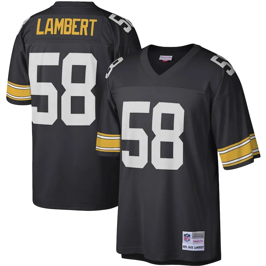 Jack Lambert Pittsburgh Steelers Mitchell &amp Ness Legacy Replica Jersey - Black