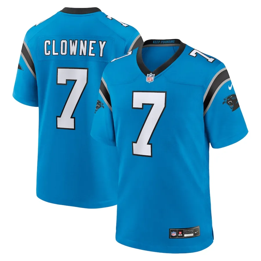 Jadeveon Clowney Carolina Panthers Nike Alternate Game Jersey - Blue