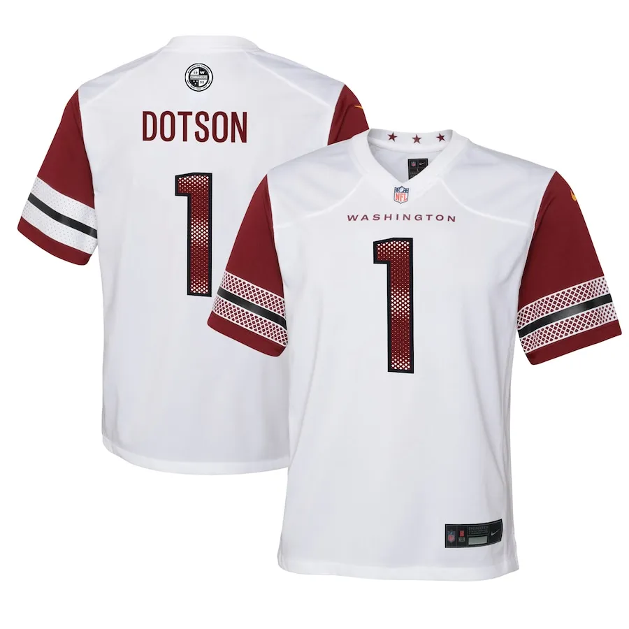 Jahan Dotson Washington Commanders Nike Youth Game Jersey - White