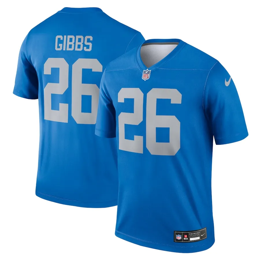Jahmyr Gibbs Detroit Lions Nike Alternate Legend Jersey - Blue
