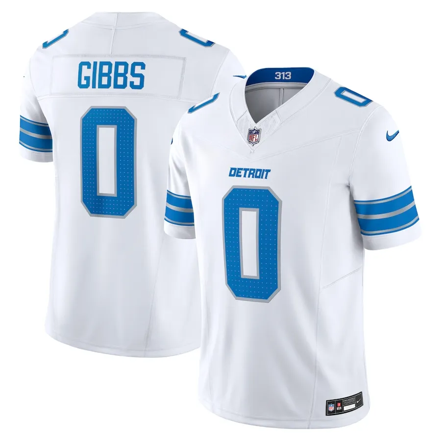 Jahmyr Gibbs Detroit Lions Nike Vapor F.U.S.E. Limited Jersey - White