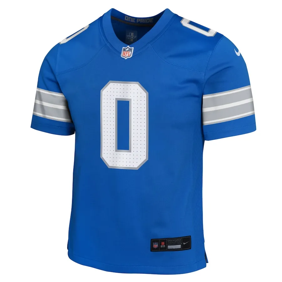 Jahmyr Gibbs Detroit Lions Nike Youth Team Game Jersey - Blue