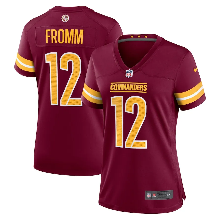 Jake Fromm Washington Commanders Nike Women's Home Game Player Jersey - Burgundy