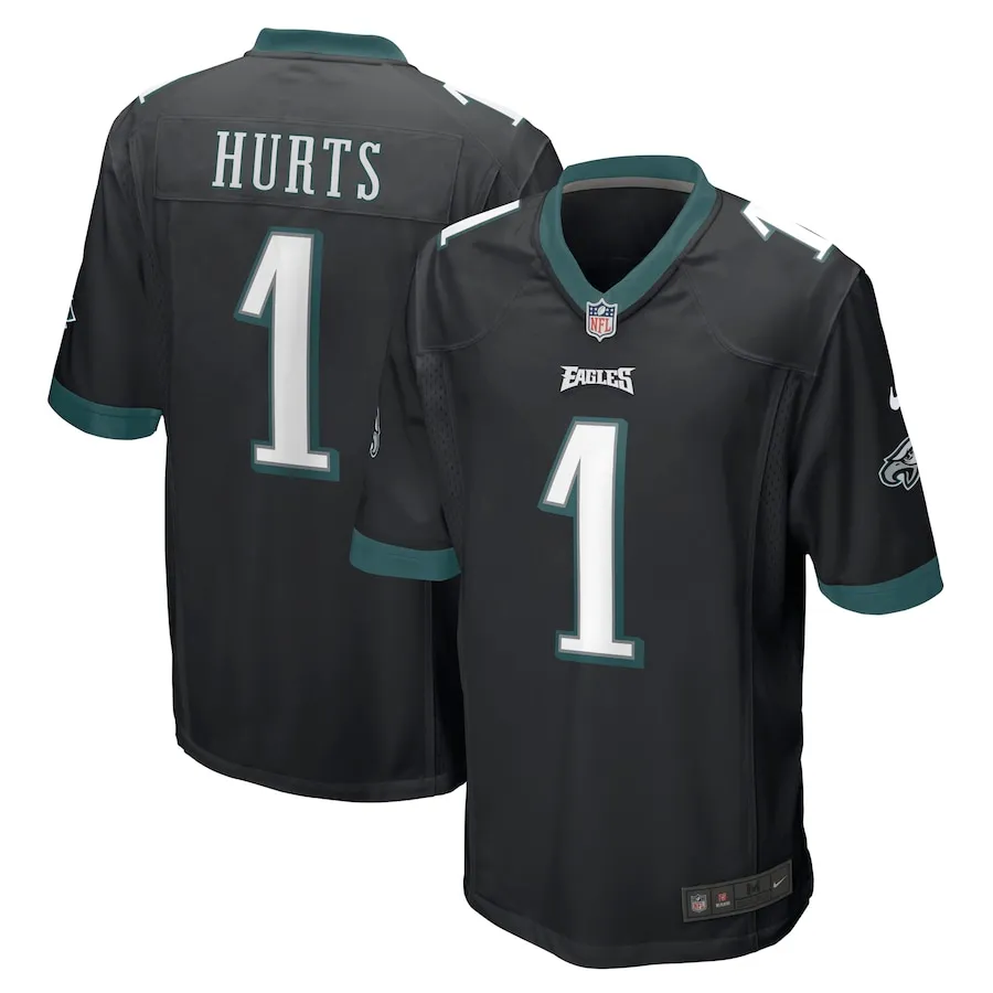 Jalen Hurts Philadelphia Eagles Nike Alternate Game Jersey - Black 7684