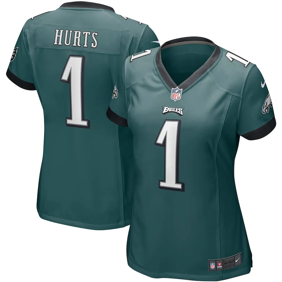 Jalen Hurts Philadelphia Eagles Nike Women's Team Game Jersey - Midnight Green 7599