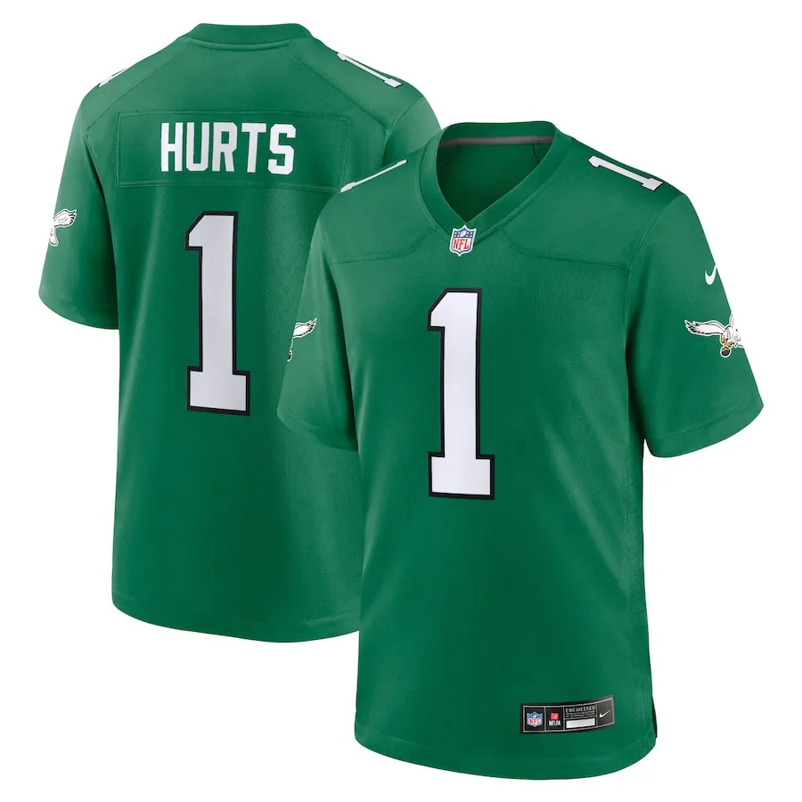 Jalen Hurts Philadelphia Eagles Nike Youth Alternate Game Jersey - Kelly Green