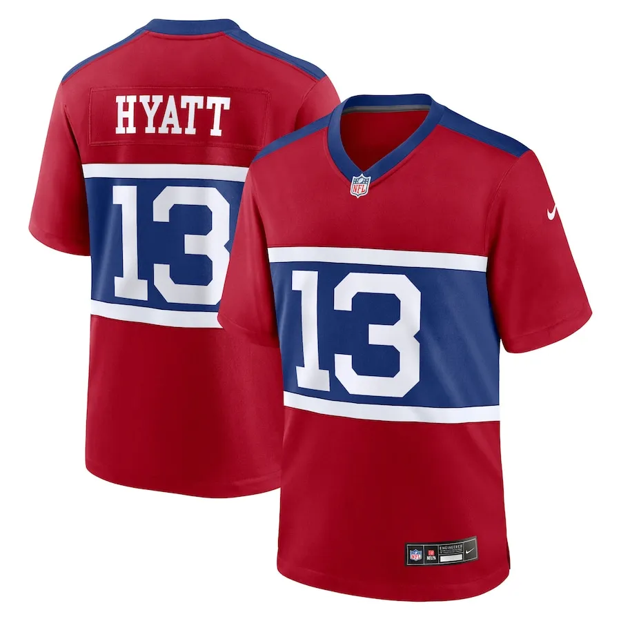 Jalin Hyatt New York Giants Nike Youth Alternate Game Jersey - Red