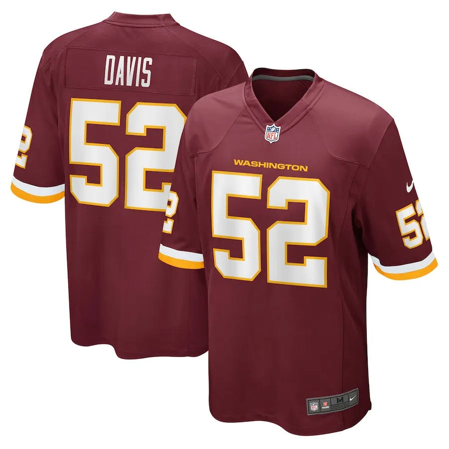 Jamin Davis Washington Football Team Nike Game Jersey - Burgundy 7683