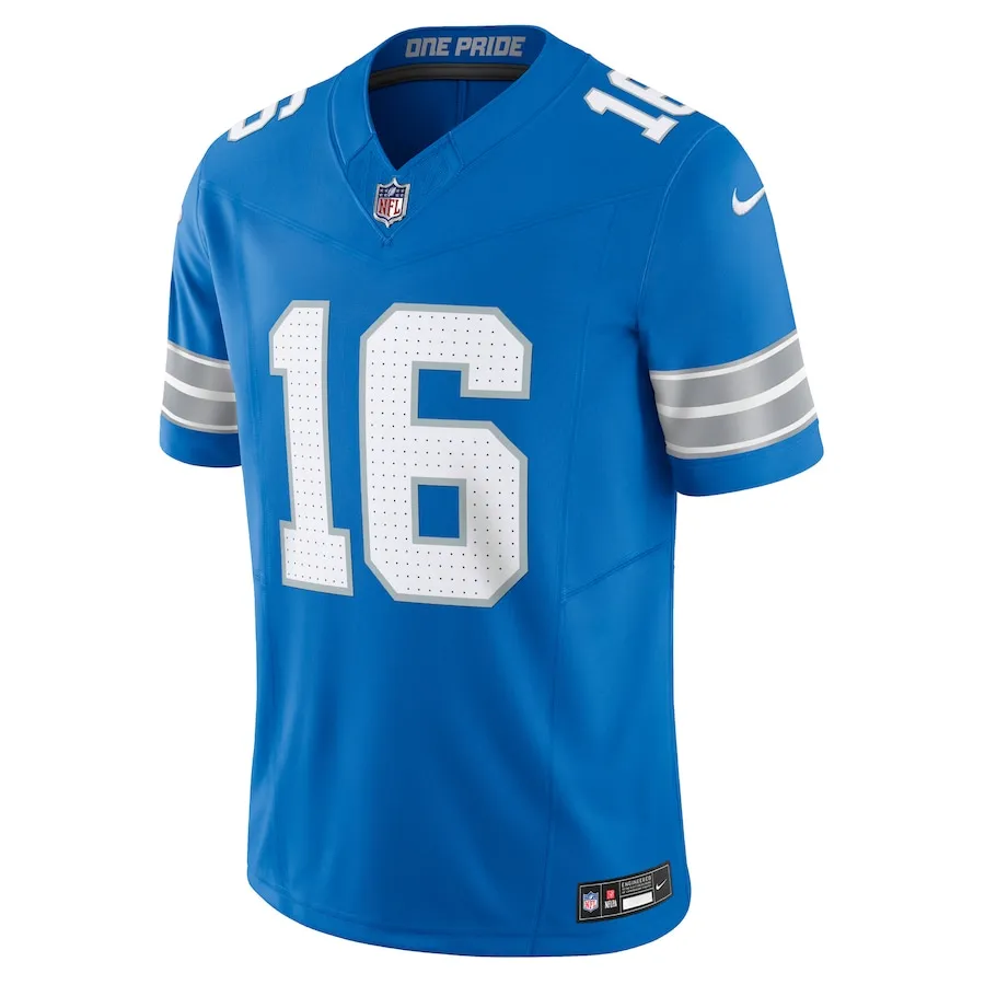 Jared Goff Detroit Lions Nike Vapor F.U.S.E. Limited Jersey - Blue