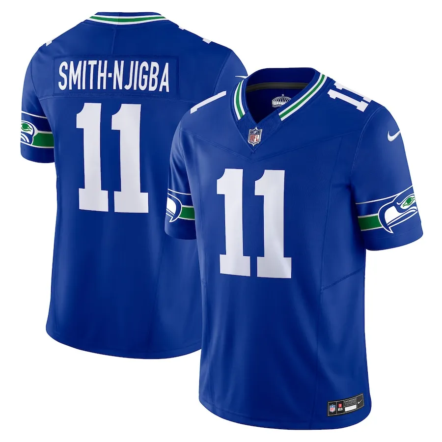 Jaxon Smith-Njigba Seattle Seahawks Nike Alternate Vapor F.U.S.E. Limited Jersey - Royal