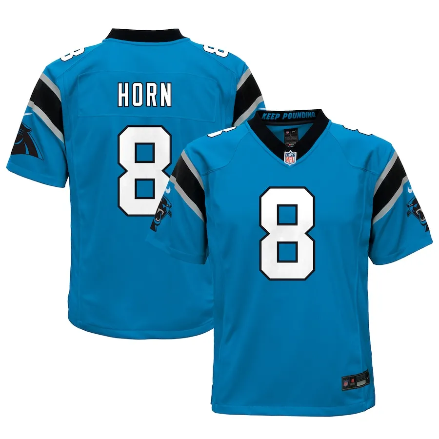 Jaycee Horn Carolina Panthers Nike Youth Alternate Game Jersey - Blue