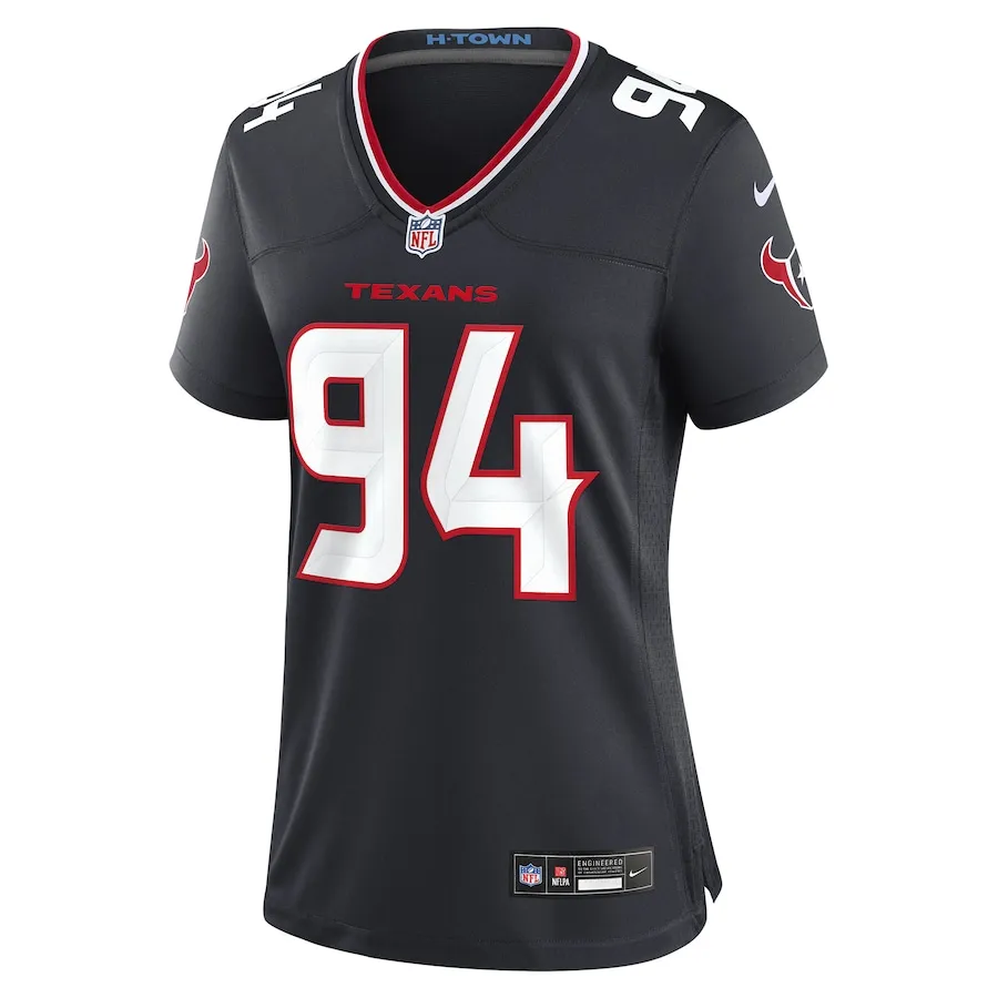 Jayden Peevy Houston Texans Nike Women's Team Game Jersey -  Navy