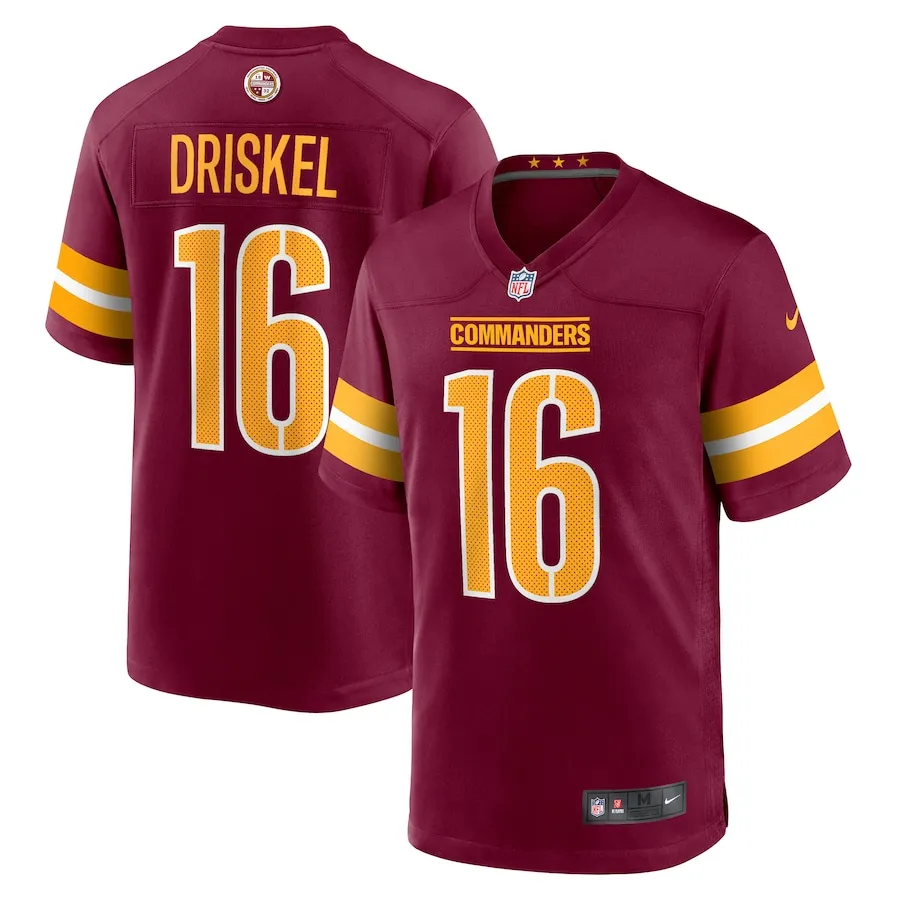 Jeff Driskel Washington Commanders Nike  Game Jersey -  Burgundy