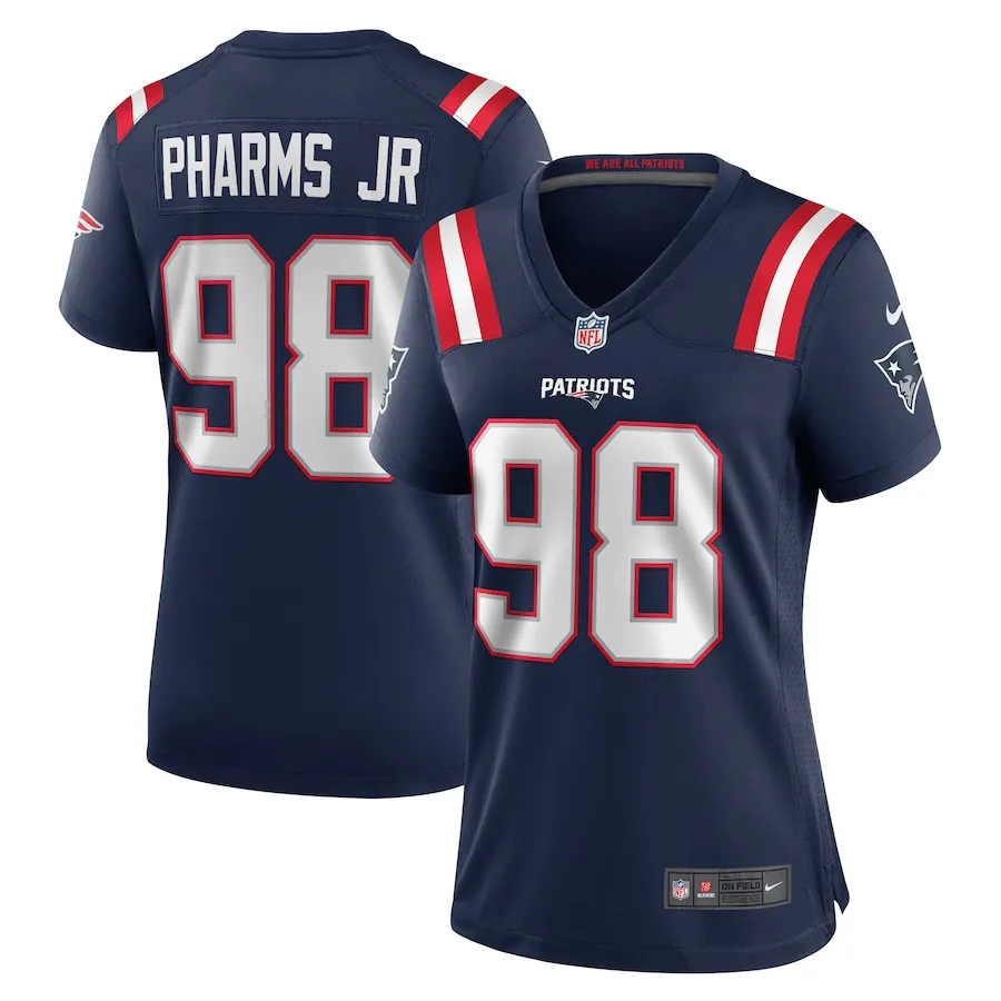 Jeremiah Pharms Jr. New England Patriots Nike Women's  Game Jersey -  Navy
