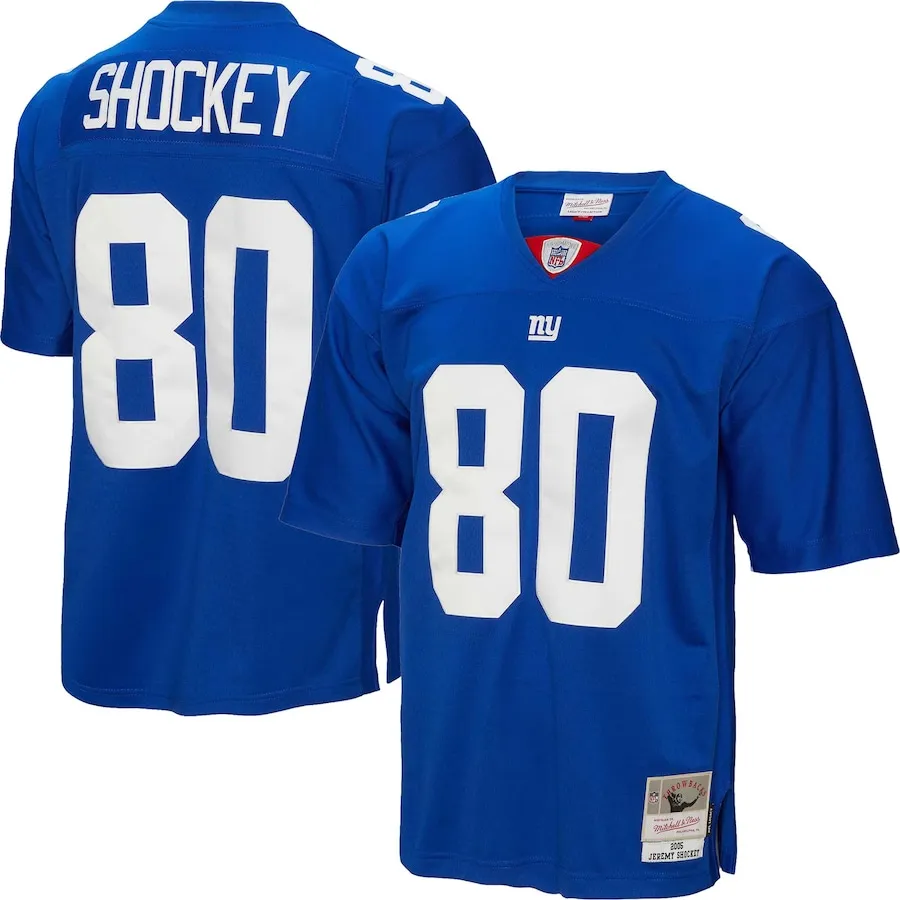 Jeremy Shockey New York Giants Mitchell &amp Ness Legacy Replica Jersey - Royal